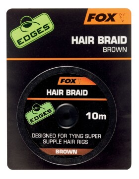 FOX Šňůrka Hair Braid Brown 10m (CAC565)