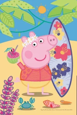 Trefl - Puzzle - Prasátko Peppa: Na pláži