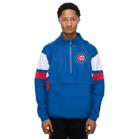 New Era Pánská bunda Chicago Cubs MLB Quarter Zip Windbreaker Velikost: S
