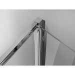 MEXEN/S - Exo sprchový kout skládací dveře 95 x 95, transparent, chrom 816-095-095-01-00