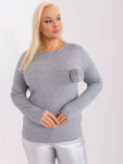 Sweter PM SW PM 3706.10X szary Velikost: