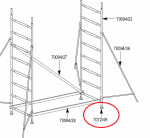 Plastová patka k lešení Hymer typ AL 700