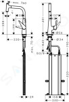 HANSGROHE - Talis Select M51 Dřezová baterie M5115-H300 s výsuvnou sprškou, sBOX, chrom 73853000