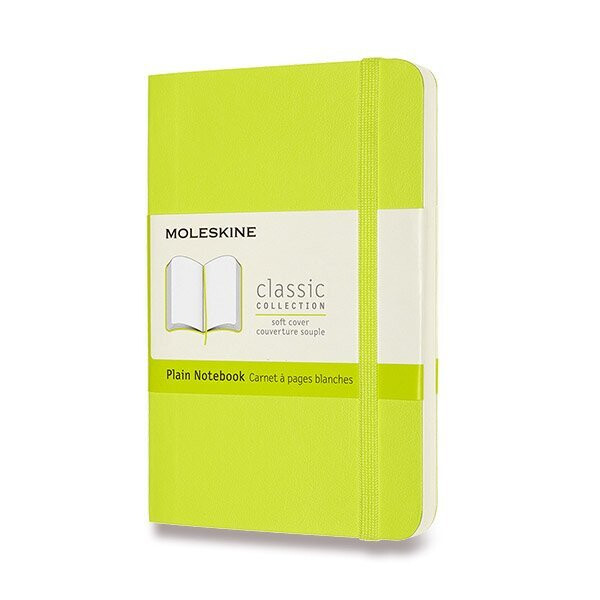 Zápisník Moleskine - měkké desky, S, čistý - limetka