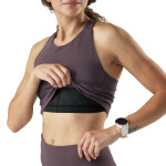 Dámská merino podprsenka SMARTWOOL Women's Active Crop Bra, Mink velikost: XS
