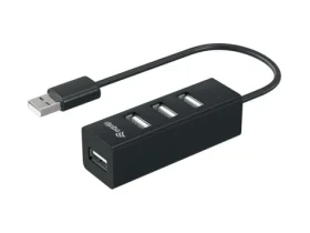 Equip USB Hub 4x USB-A černá / USB hub / 4 porty / USB 2.0 / 480 Mbit/s (128955)