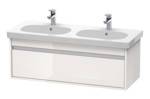 DURAVIT - Ketho Umyvadlová skříňka 41x115x46 cm, 1 zásuvka, lesklá bílá KT666902222