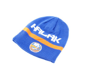 Reebok Pánská zimní čepice #41 Jaroslav Halak New York Islanders NHL Player Reversible Knit Distribuce: EU