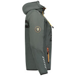 Geographical Norway Reine Ass A EO DB 007 W WU8184F/GNO-Tmavě šedá / oranžová softshellová bunda 2XL