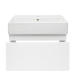 Koupelnová skříňka s umyvadlem SAT B-WAY 59x30x45 cm bílá lesk BWAY60WU2 BWAY60WU2