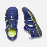 Dětské sandály SEACAMP II CNX, BLUE DEPTHS/CHARTREUSE, keen, 1022993/1022978/1022939, modrá - 22