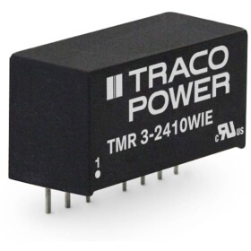 TracoPower TMR 3-1222WIE DC/DC měnič napětí do DPS 12 V/DC 12 V/DC, -12 V/DC 500 mA 3 W Počet výstupů: 2 x Obsah 10 ks