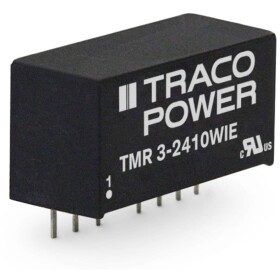 TracoPower TMR 3-4821WIE DC/DC měnič napětí do DPS 48 V/DC 5 V/DC, -5 V/DC 300 mA 3 W Počet výstupů: 2 x Obsah 10 ks
