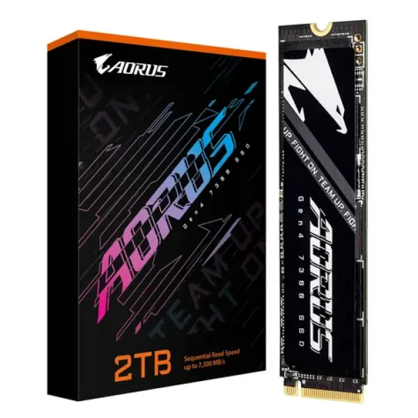 Gigabyte AORUS 7300 / 2TB / M.2 NVME Gen4 / R: 7300 MBps / W: 6850 MBps / MTBF: 1.6mh / 5y (AG4732TB N)