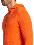 Pánská merino mikina ICEBREAKER Mens 200 Realfleece Descender LS Zip Hoodie, Blaze velikost: XL