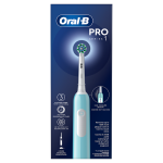 Oral-B Pro Series 1 modrá / Elektrický zubní kartáček / oscilační / 3 režimy / časovač (Pro Series 1 Caribbean Blue Cr)