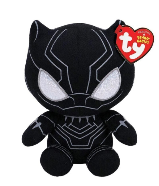 Beanie Babies Marvel - BLACK PANTHER 15 cm
