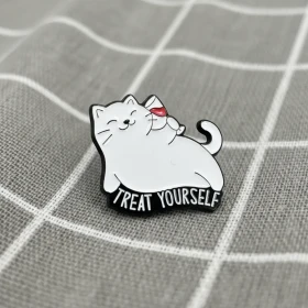 Pinarna.cz Kočička s vínem - Treat yourself / Dopřej si