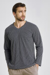 Taro Luca 3482 dlouhé/r 3XL-4XL Z25/26 pánské pyžamo grafit 4XL