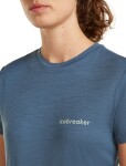 Dámské merino triko s krátkým rukávem ICEBREAKER Wmns 150 TechLite SS Tee icebreaker, Dawn velikost: M