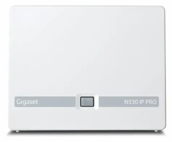 Gigaset N530 IP PRO / DECT IP základna / až 8 sluchátek / PoE / Bílá (4255781906669)