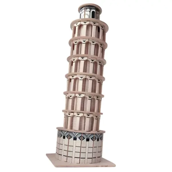 WOODCRAFT Dřevěné 3D puzzle Šikmá věž v Pise