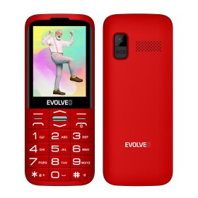 EVOLVEO EasyPhone XO + nabíjecí stojánek červená / 2.8" / 0.3MP / DualSIM / microSDHC (SGM EP-630-XOR)