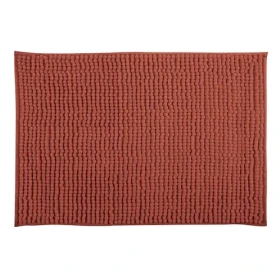 MSV CHENILLE koupelnová předložka 40 x 60 cm terakota / mikrovlákno / protiskluzová