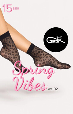 Ponožky Gatta Spring Vibes wz.02 15 den perla univerzální