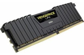 Corsair Vengeance LPX Black 16GB 3600 MHz / DDR4 / PC4-28800 / CL18-22-22-42 / 1.35V / XMP2.0 / s chladičem (CMK16GX4M1Z3600C18)