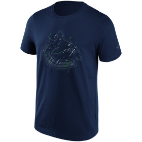 Fanatics Pánské tričko Vancouver Canucks Etch T-Shirt Velikost: S