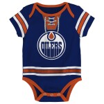 Outerstuff Dětské body Connor McDavid #97 Edmonton Oilers NHL Hockey Pro Creeper – Name & Number Velikost: 18 měsíců