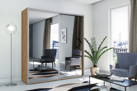 Šatní skříň Ska A01 XL Barva korpusu: Dub - Craft zlatý, Rozměry: 230 cm