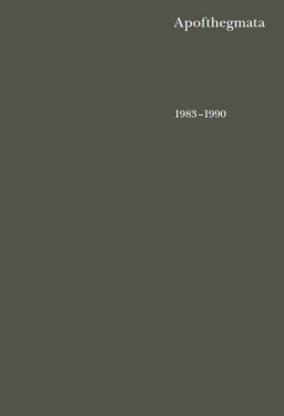 Apofthegmata 1983–1990 - Otec Jeroným