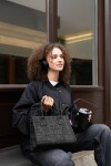 Crossbody kabelka Reisenthel Daily Shopper XS Bouclé black