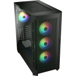 Cougar Duoface PRO RGB černá / PC skříň / ATX / micro-ATX / mini-ITX / RGB / průhledná bočnice / bez zdroje (CGR-DUOFACE PRO RGB)