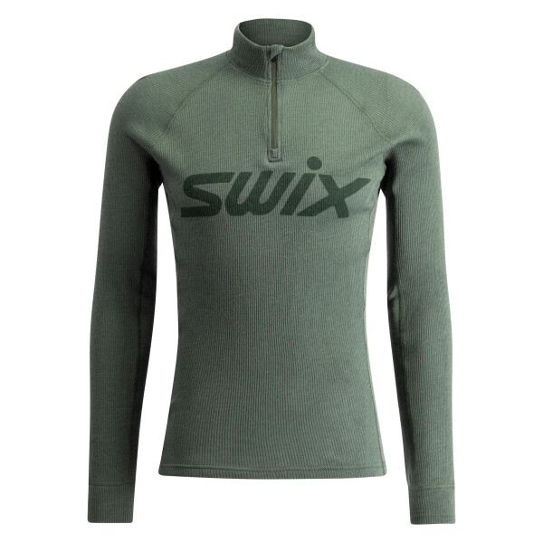 Pánské funkční triko Swix RaceX Merino Half Zip M