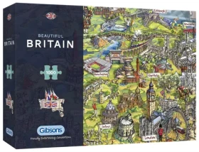 GIBSONS Puzzle Nádherná Británie