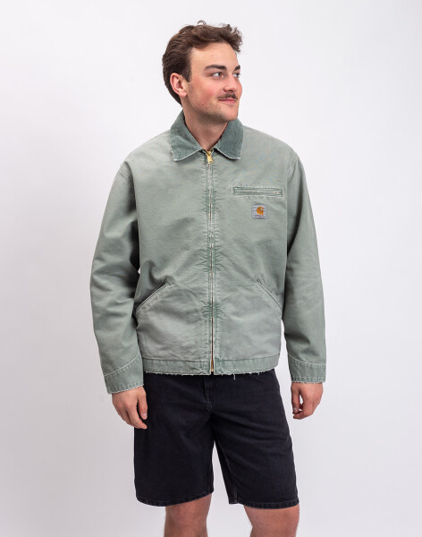Carhartt WIP OG Detroit Jacket Shady Green/Shady Green destroy wash M