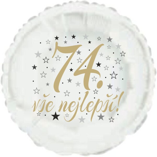74. narozeniny balónek kruh Balonky.cz 74. narozeniny balónek kruh Balonky.cz