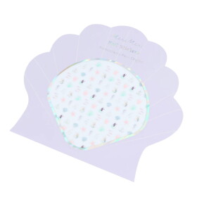 Meri Meri Dětské samolepky na nehty Mermaid – 200 ks, fialová barva, plast, papír