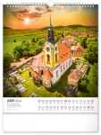 Nástěnný kalendář 2024 Česká republika, 30 34 cm