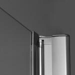 Aquatek - Glass B5 120 CHROM Sprchové dveře do niky 117 - 121 cm GlassB5120