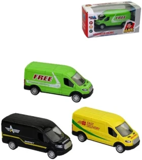 MaDe 14854 Auto dodávka kovové, na zpětný chod
