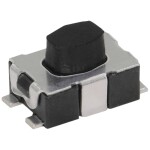 C & K Switches U811J85W3GE223 tlačítko 120 V, 28 V/DC 1 A 1x zap/(zap) červená (š x v) 15.24 mm x 12.70 mm 1 ks Bulk