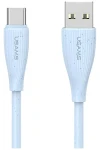 USAMS Green Series SJ714 modrá / Nabíjecí a datový kabel USB-A/USB-C / 1 m / 18W / 3A / 480 Mb/s (SJ714USB03)