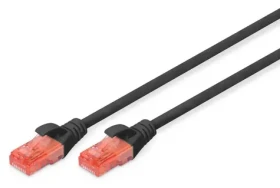 Digitus UTP CAT6 LSZH 0,5 m černá / Patch kabel / RJ45-RJ45 (DK-1617-005/BL)