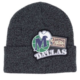 Mitchell & Ness Pánská zimní čepice Dallas Mavericks NBA XL Logo Patch Beanie