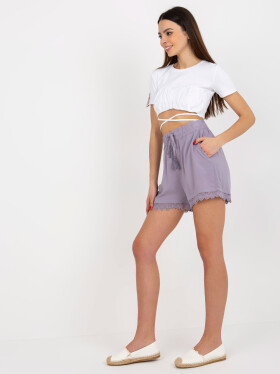 Dámské šortky D73760M62233KB světle fialová - FPrice M