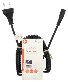 Nedis napájecí kabel Euro černý / Napájecí kabel / konektor IEC-320-C1 / přímý / 2 m (CEGL11062BK20)